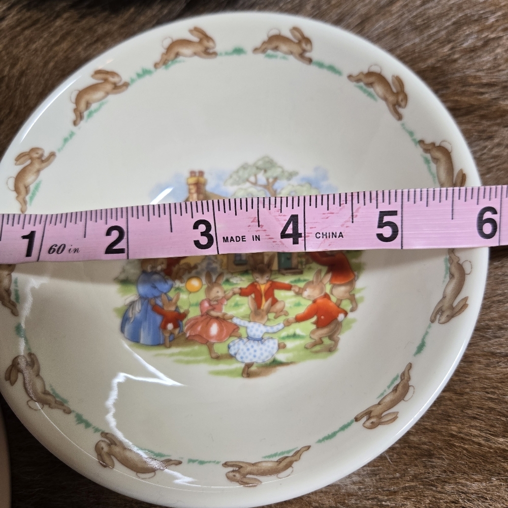 Bunnykins By Royal Doulton Childrens Bone China Dish Set Of 3 - Picture 7 of 10